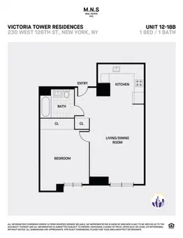 Victoria Tower Residences, 228 West 126th Street, #17B