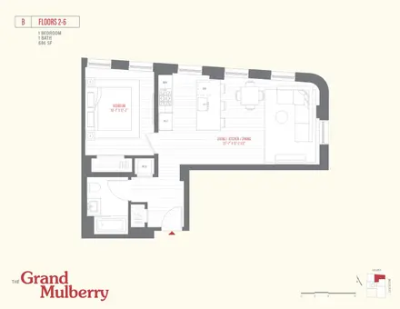 The Grand Mulberry, 185 Grand Street, #6B