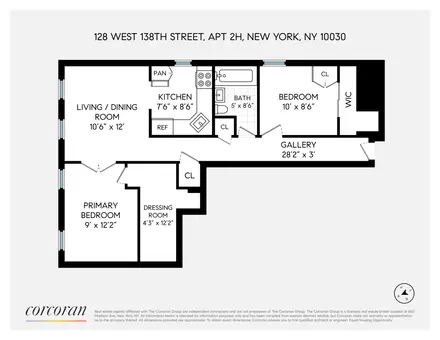 Holstein Court, 128 West 138th Street, #2G