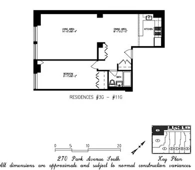 Gramercy Park Lofts, 270 Park Avenue South, #9G