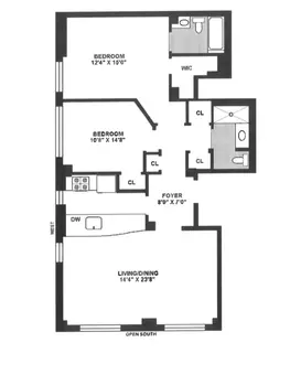 The Bancroft, 40 West 72nd Street, #117