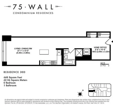 75 Wall Street, #30D