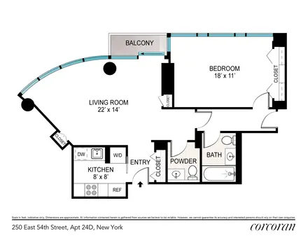 The Mondrian, 250 East 54th Street, #24D