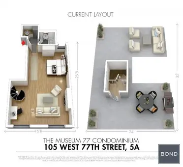 The Museum 77, 105 West 77th Street, #5A