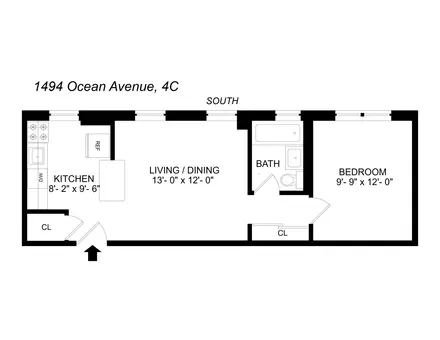 Midwood Hall, 1494 Ocean Avenue, #4C