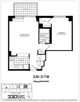 New York Tower, 330 East 39th Street, #9B