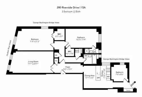 290 Riverside Drive, #15A