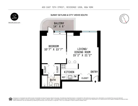 The Kingsley, 400 East 70th Street, #1008