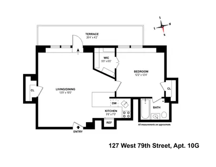 The Clifton House, 127 West 79th Street, #10G
