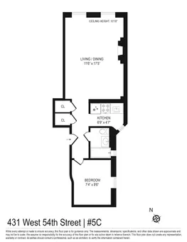 431 West 54th Street, #5C