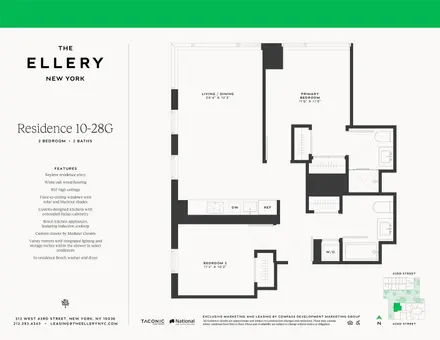 The Ellery, 312 West 43rd Street, #24G