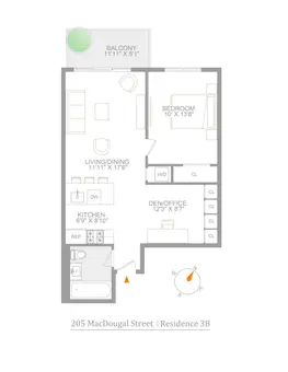 205 MacDougal Street, #3B