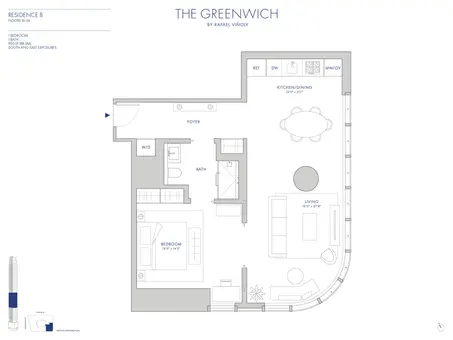 The Greenwich by Rafael Vinoly, 125 Greenwich Street, #32B