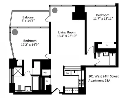 Chelsea Stratus, 101 West 24th Street, #28A