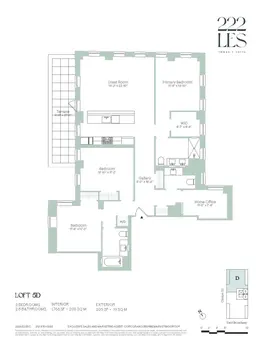 222 LES Tower + Lofts, 222 East Broadway, #5D