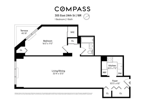 The New York Towers, 305 East 24th Street, #18R