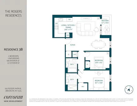 The Rogers Residences, 625 Rogers Avenue, #3B