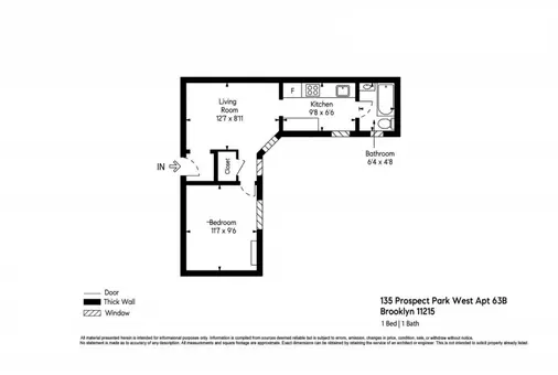 135 Prospect Park West, #62B