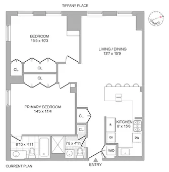 1 Tiffany Place, #2F