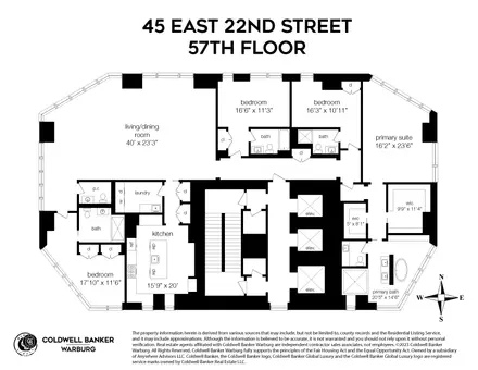 Madison Square Park Tower, 45 East 22nd Street, #57FL