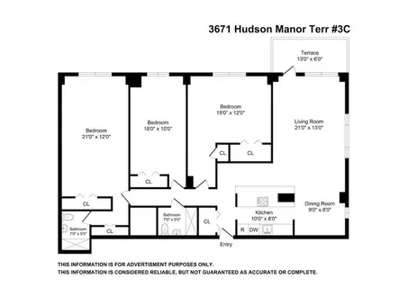Manor Towers, 3671 Hudson Manor Terrace, #3C