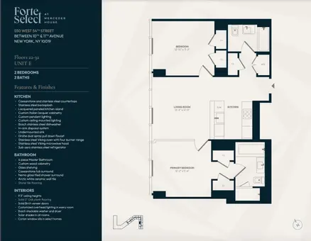 Instrata at Mercedes House, 554 West 54th Street, #28E