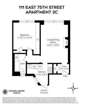 111 East 75th Street, #3C