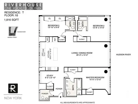 Riverhouse - One Rockefeller Park, 2 River Terrace, #10T