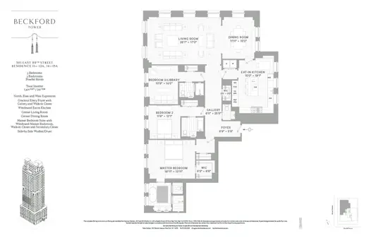 Beckford Tower, 301 East 80th Street, #15A