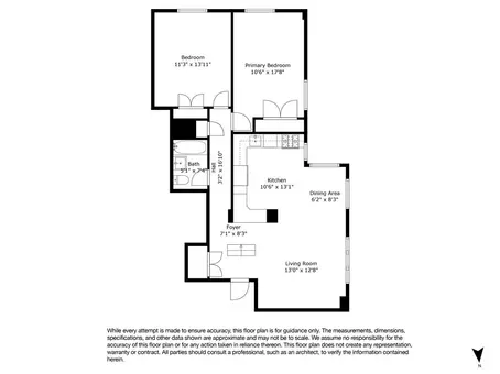 The Clinton Hill Cooperative Apartments, 365 Clinton Avenue, #1C