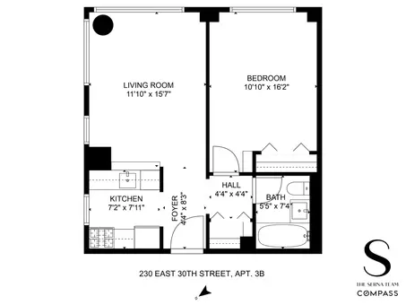 The Sycamore, 250 East 30th Street, #3B