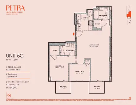 Petra, 30-38  29th Street, #5C