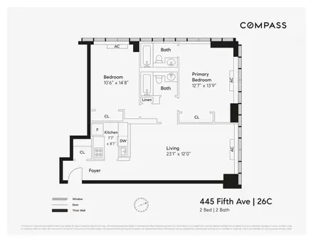 Fifth Avenue Tower, 445 Fifth Avenue, #26C