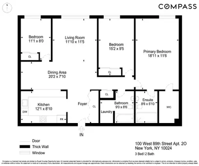 The Centra, 100 West 89th Street, #2O