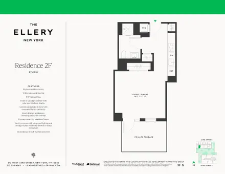 The Ellery, 312 West 43rd Street, #2F