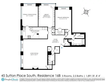 Cannon Point South, 45 Sutton Place South, #16B