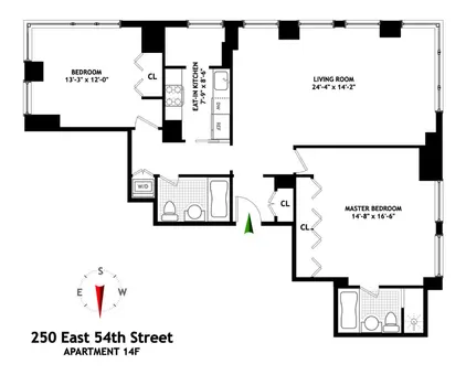 The Mondrian, 250 East 54th Street, #14F