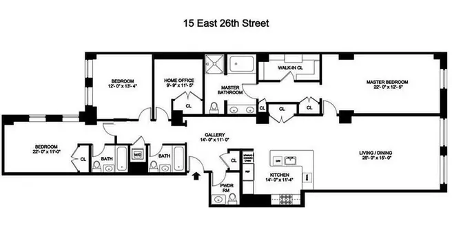 15 Madison Square North, 15 East 26th Street, #9F