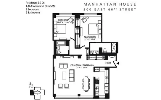Manhattan House, 200 East 66th Street, #B506