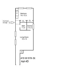 415 West 57th Street, #4D