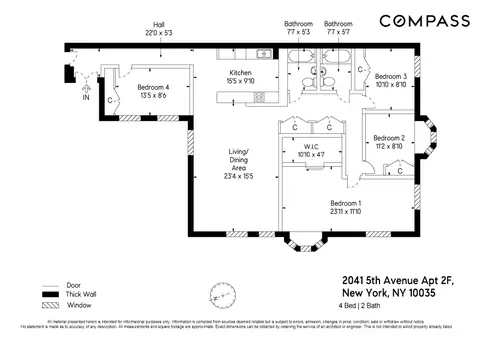 2041 Fifth Avenue, #2F