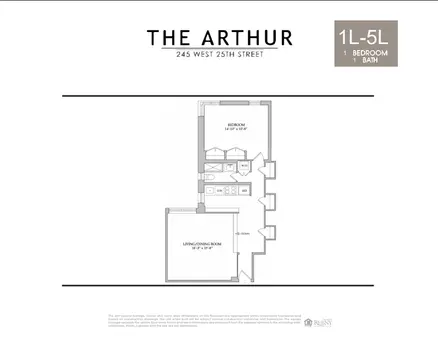 The Arthur, 245 West 25th Street, #5L