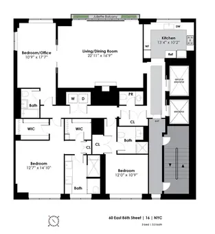 60 East 86th Street, #16