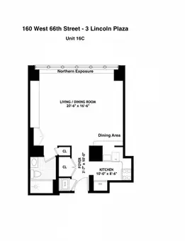 3 Lincoln Center, 160 West 66th Street, #16C