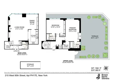 Princeton House, 215 West 95th Street, #17E