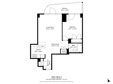 Element, 555 West 59th Street, #23A