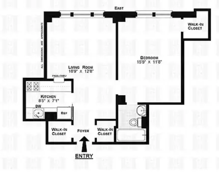 The Bancroft, 40 West 72nd Street, #104