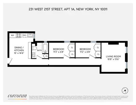 223 West 21st Street, #1A