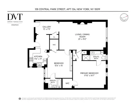 The Hawthorne, 128 Central Park South, #13A