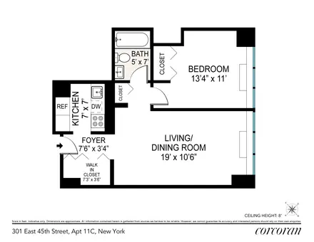 The Delegate, 301 East 45th Street, #11C